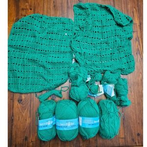 Brunswick Fore-n-Aft Sport Yarn Shamrock Green 100% Wintuk Orlon Acrylic Lot